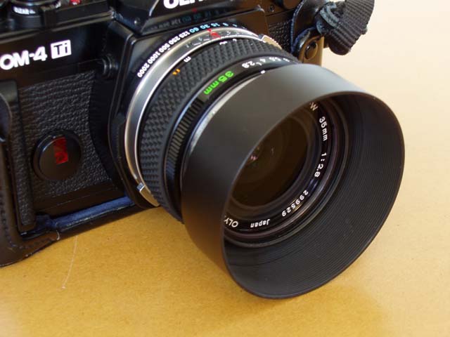 ZUIKO�@35mm F2.8 ���������t�[�h�t