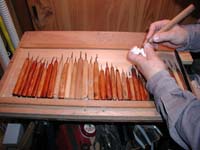 Left-blade knifes